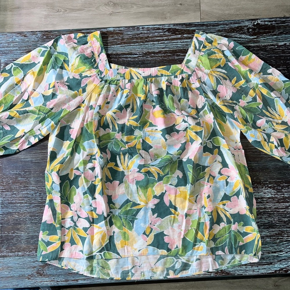 Lauren Conrad Square Neck Blouse - Picture 3 of 4